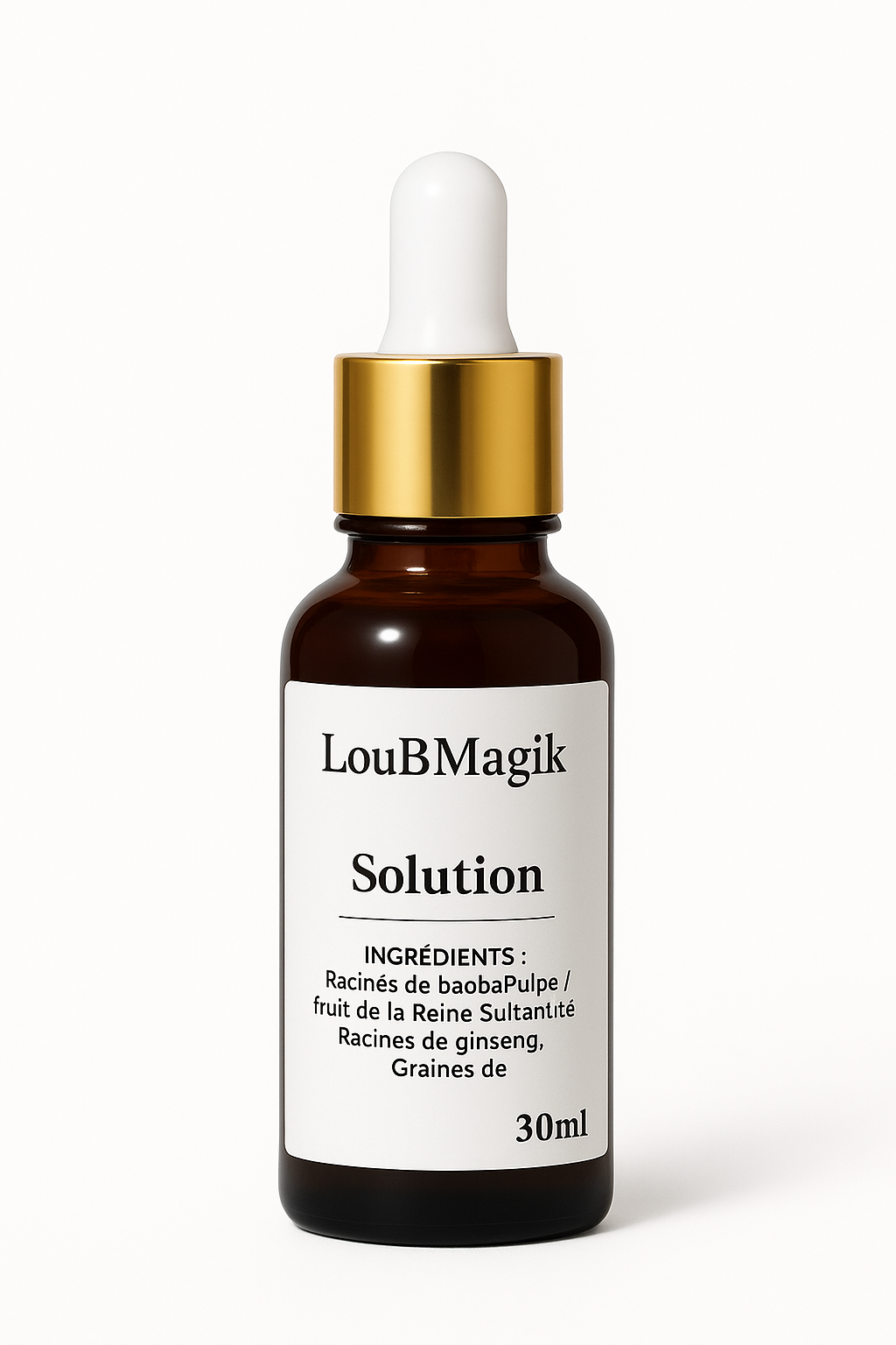 Huile solution