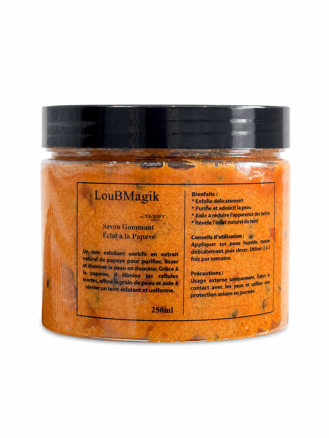 Savon Gommant Éclat à la Papaye (250 ml)