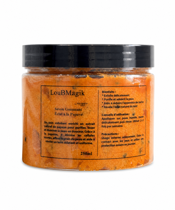 Savon Gommant Éclat à la Papaye (250 ml)